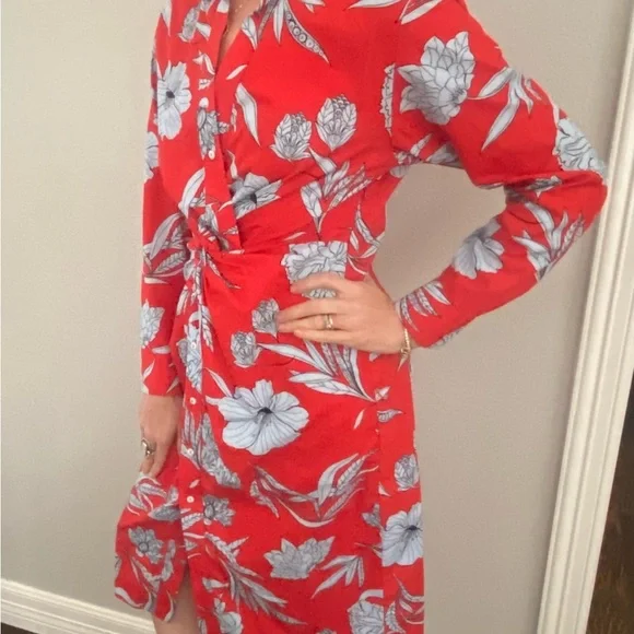 Zara MIDI Twist Dress - Picture 2 of 14